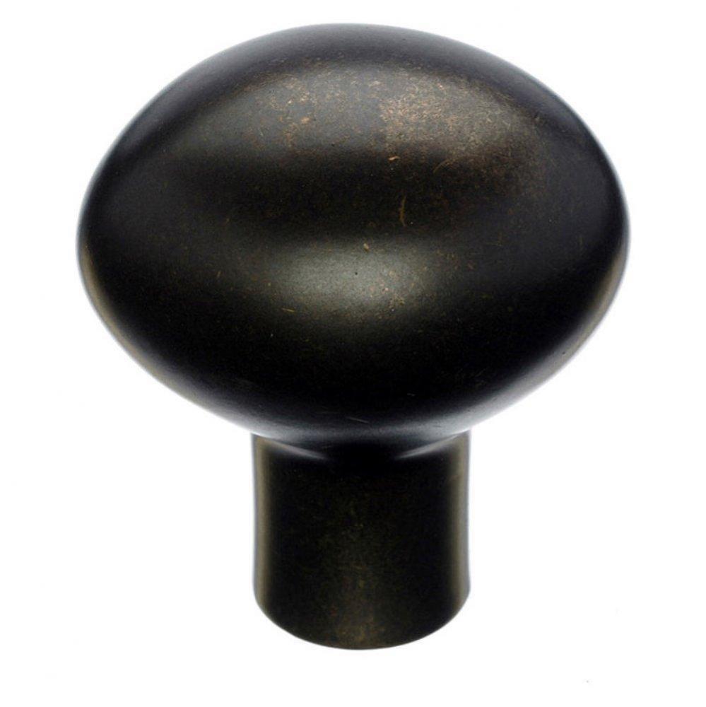 Aspen Large Egg Knob 1 7/16 Inch Light Bronze