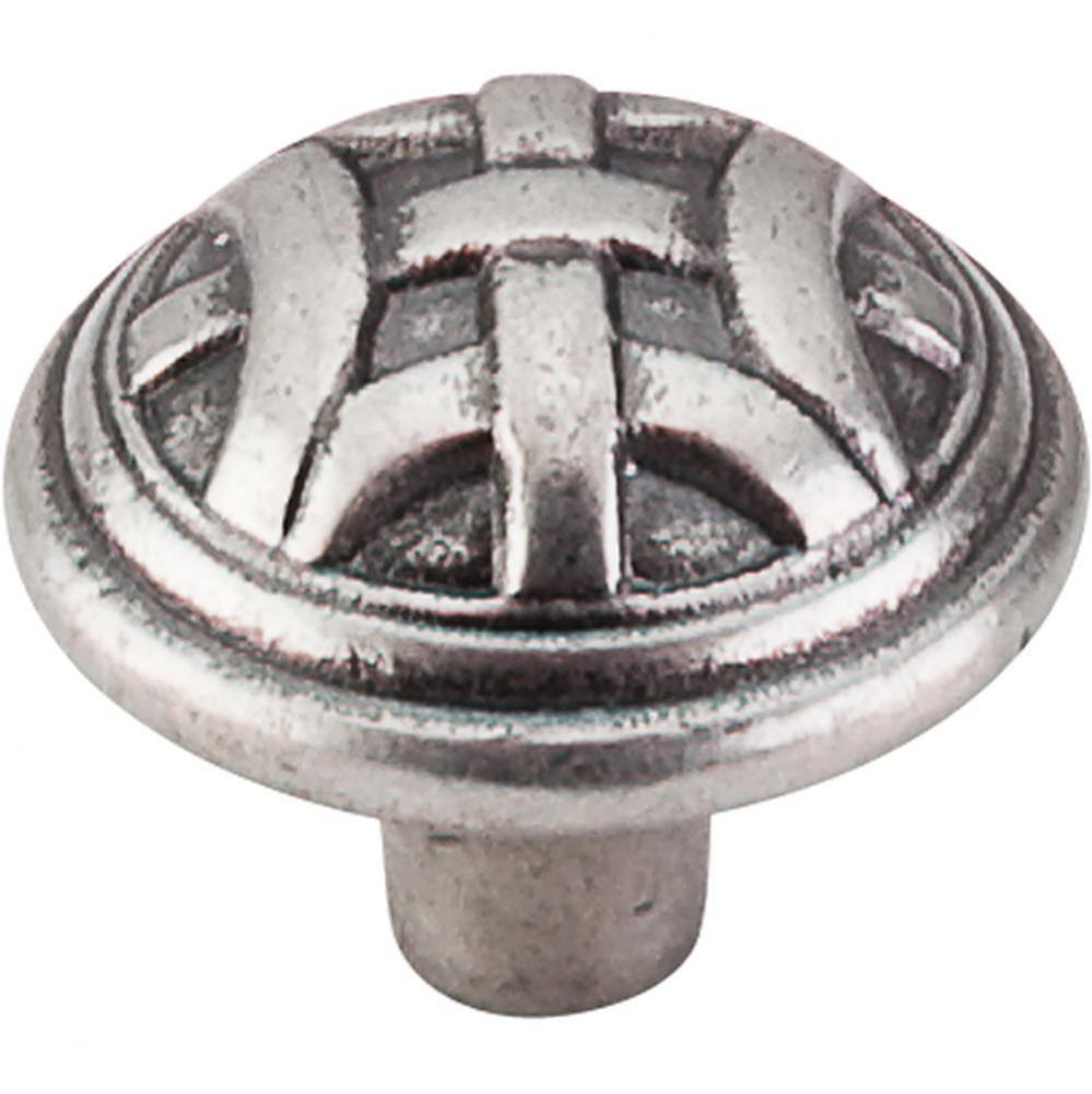 Celtic Large Knob 1 1/4 Inch Pewter Antique