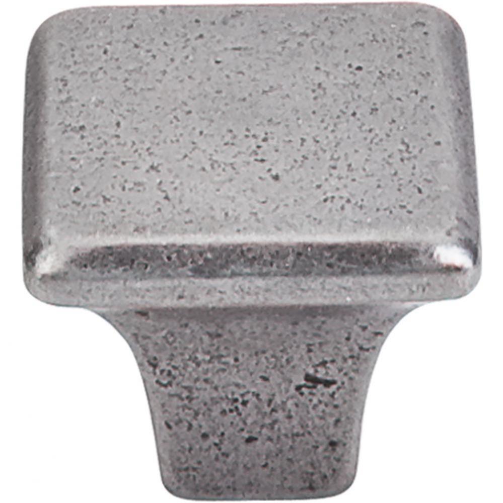 Britannia Square Knob 1 1/4 Inch Cast Iron
