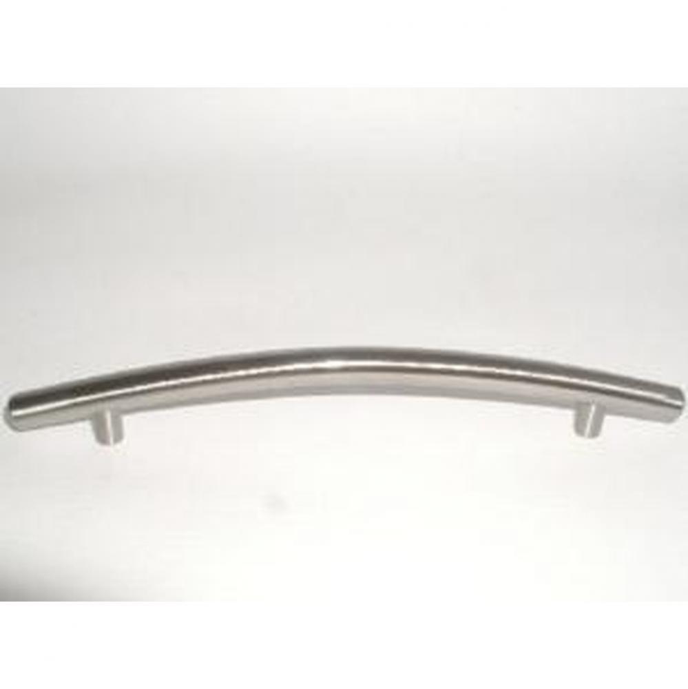 Curved Bar Pull 6 5/16 Inch (c-c) Polished Nickel