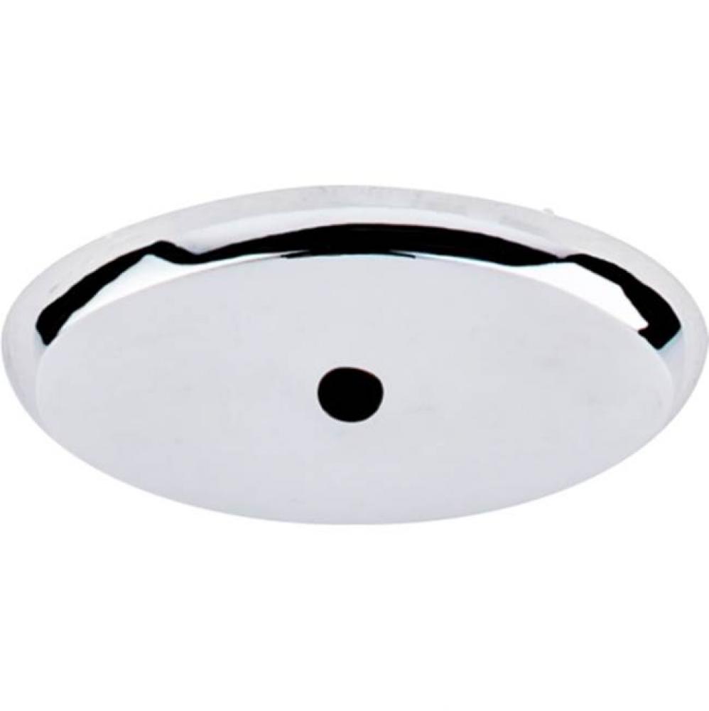 Aspen II Oval Backplate 1 3/4 Inch Polished Chrome