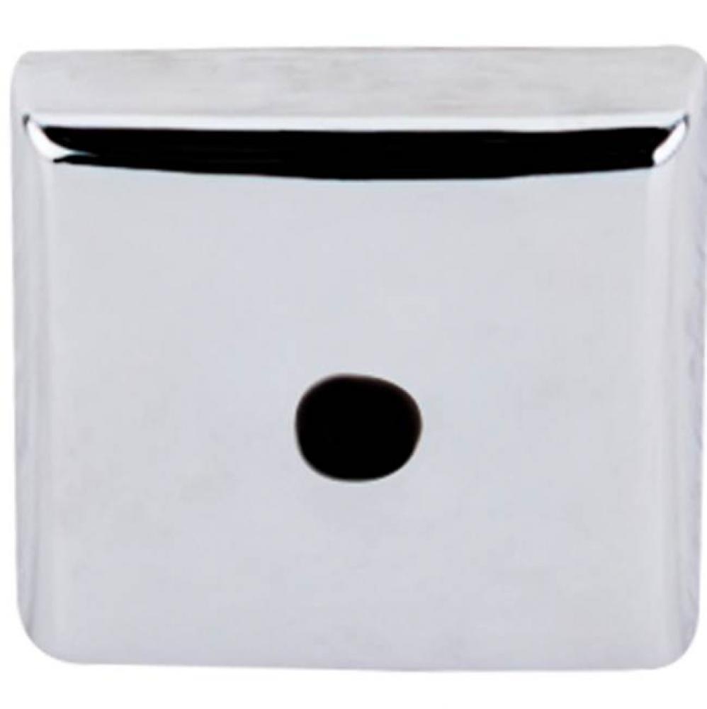 Aspen II Square Backplate 7/8 Inch Polished Chrome