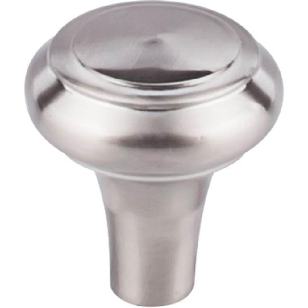 Aspen II Peak Knob 1 1/4 Inch Brushed Satin Nickel