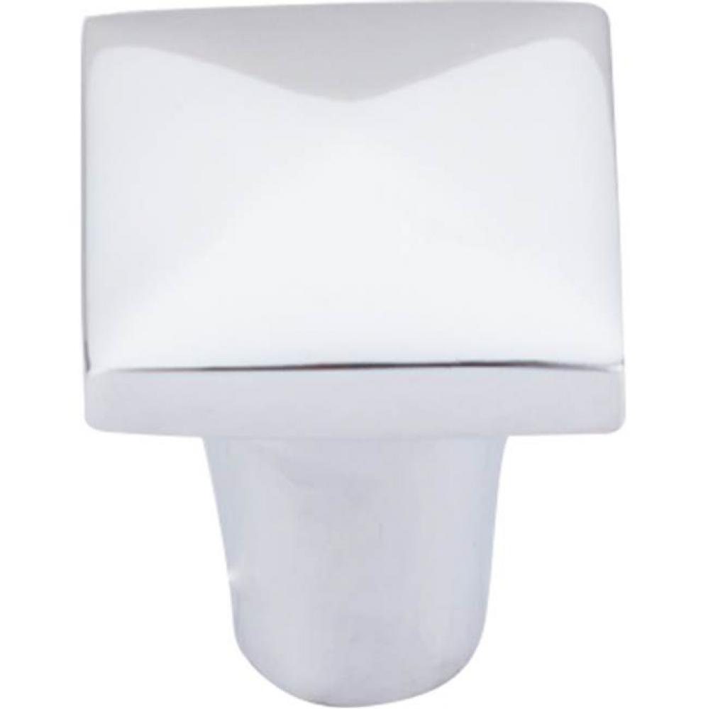 Aspen II Square Knob 7/8 Inch Polished Chrome