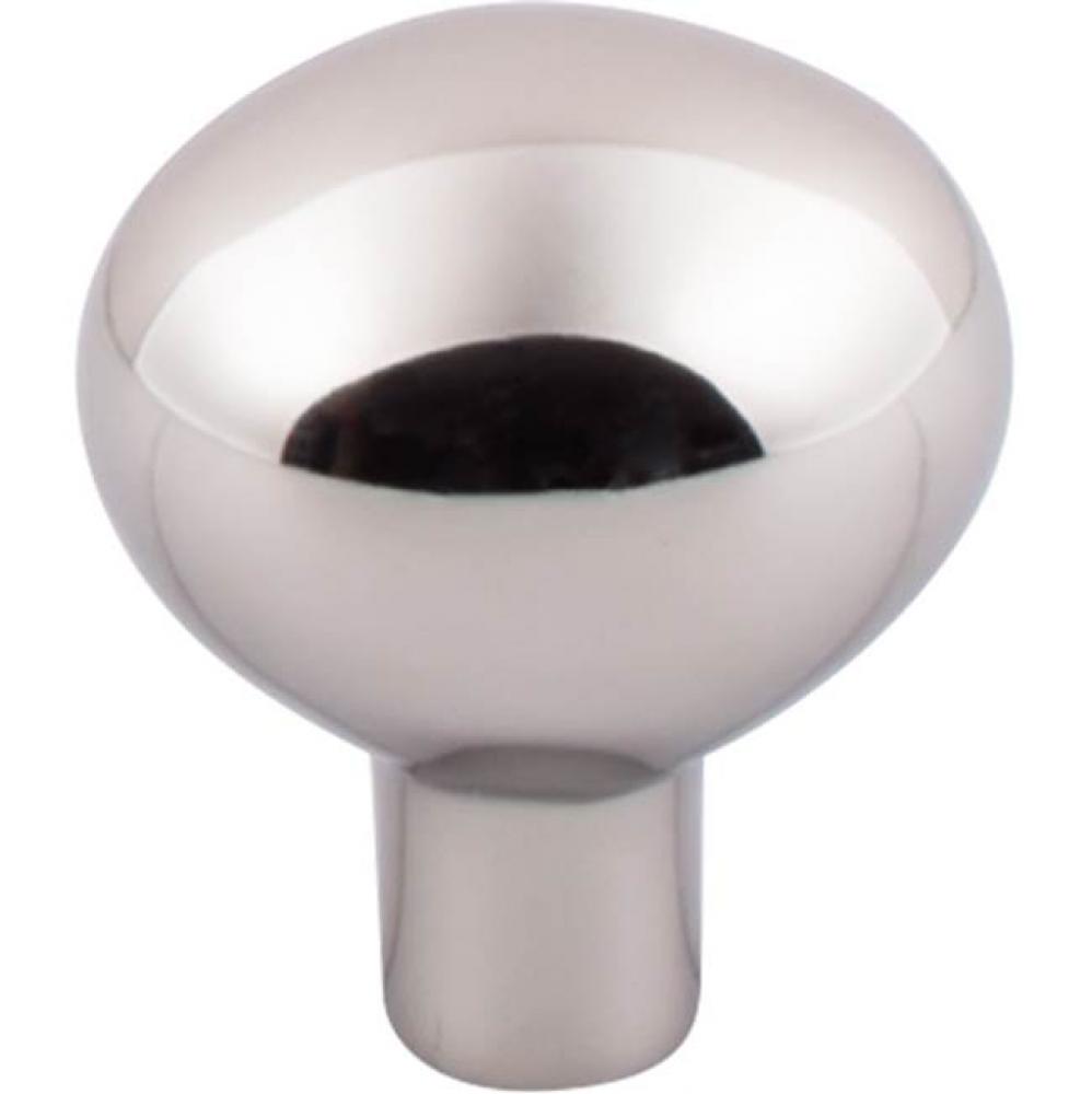 Aspen II Large Egg Knob 1 7/16 Inch Polished Nickel