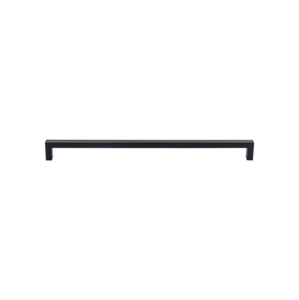 Square Bar Pull 17 5/8 Inch (c-c) Flat Black