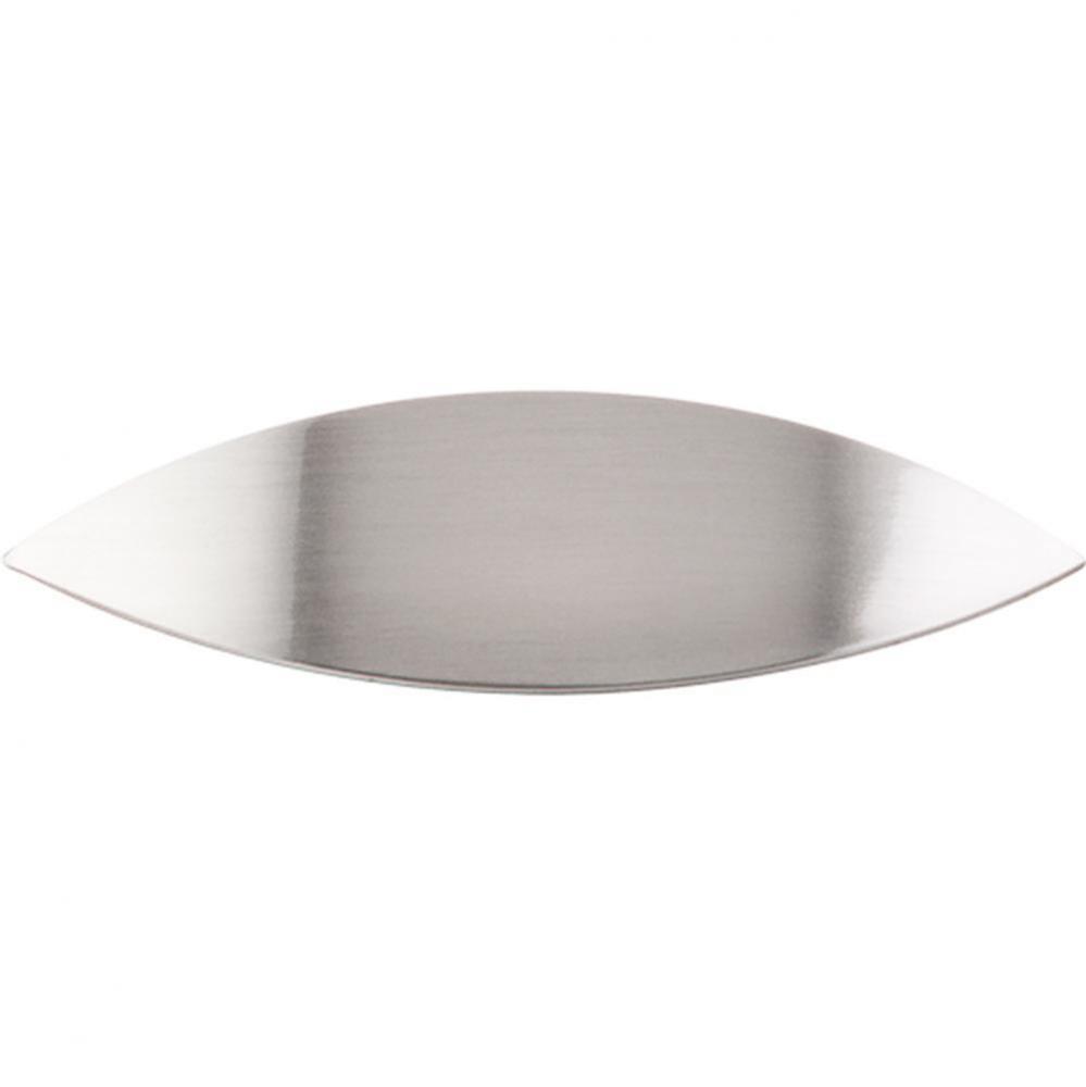 Eyebrow Cup Pull 2 1/2 Inch (c-c) Brushed Satin Nickel
