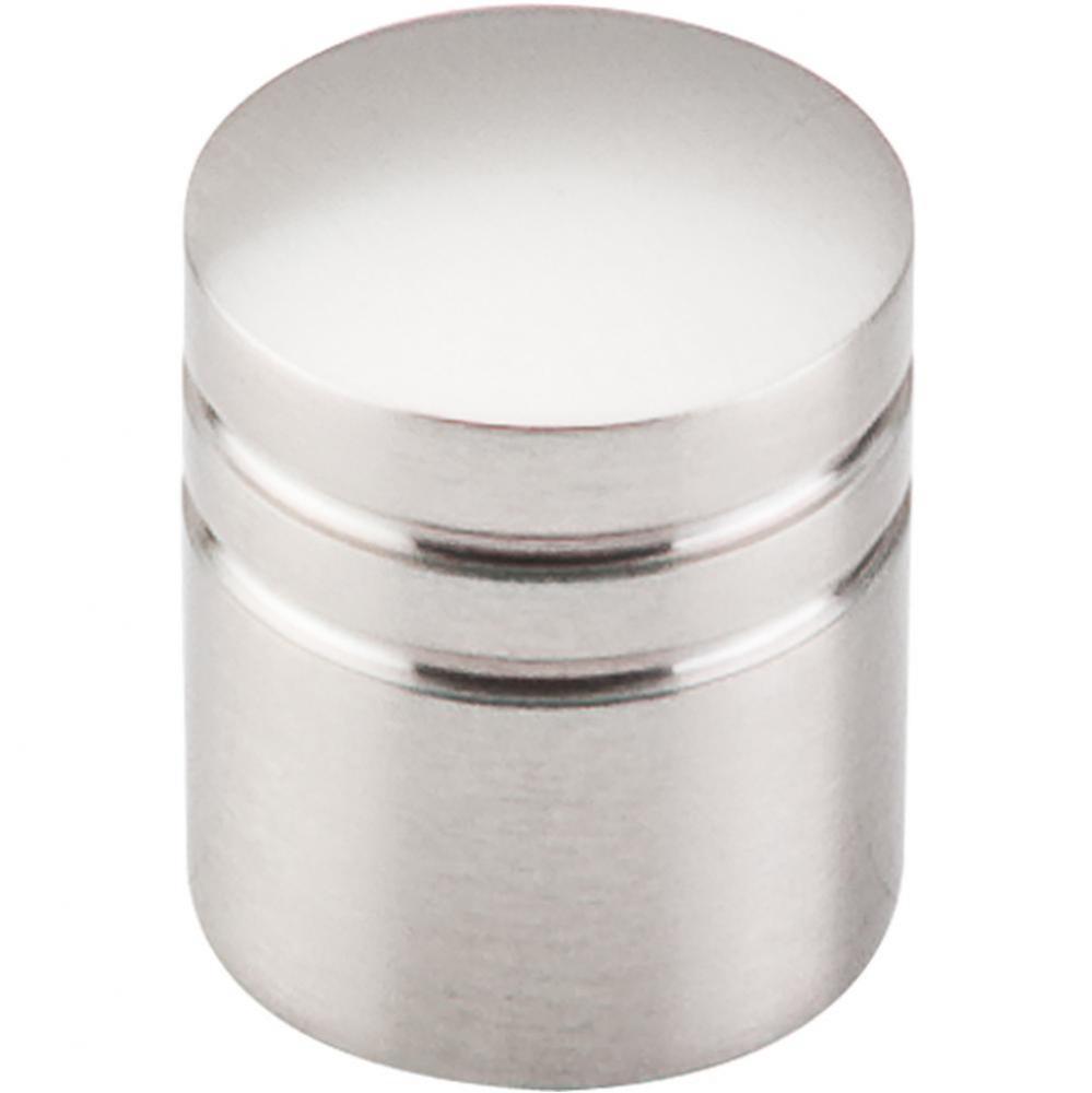 Stacked Knob 1 Inch Brushed Satin Nickel