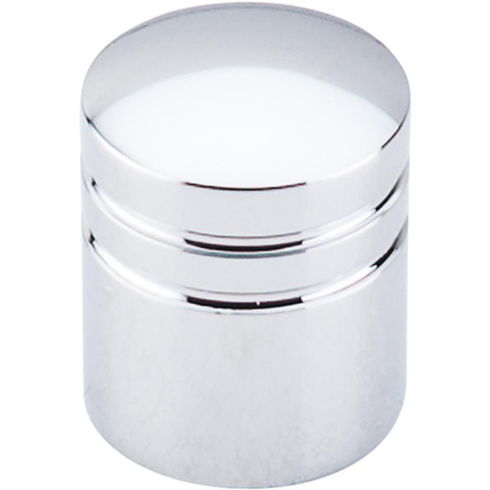 Stacked Knob 1 Inch Polished Chrome