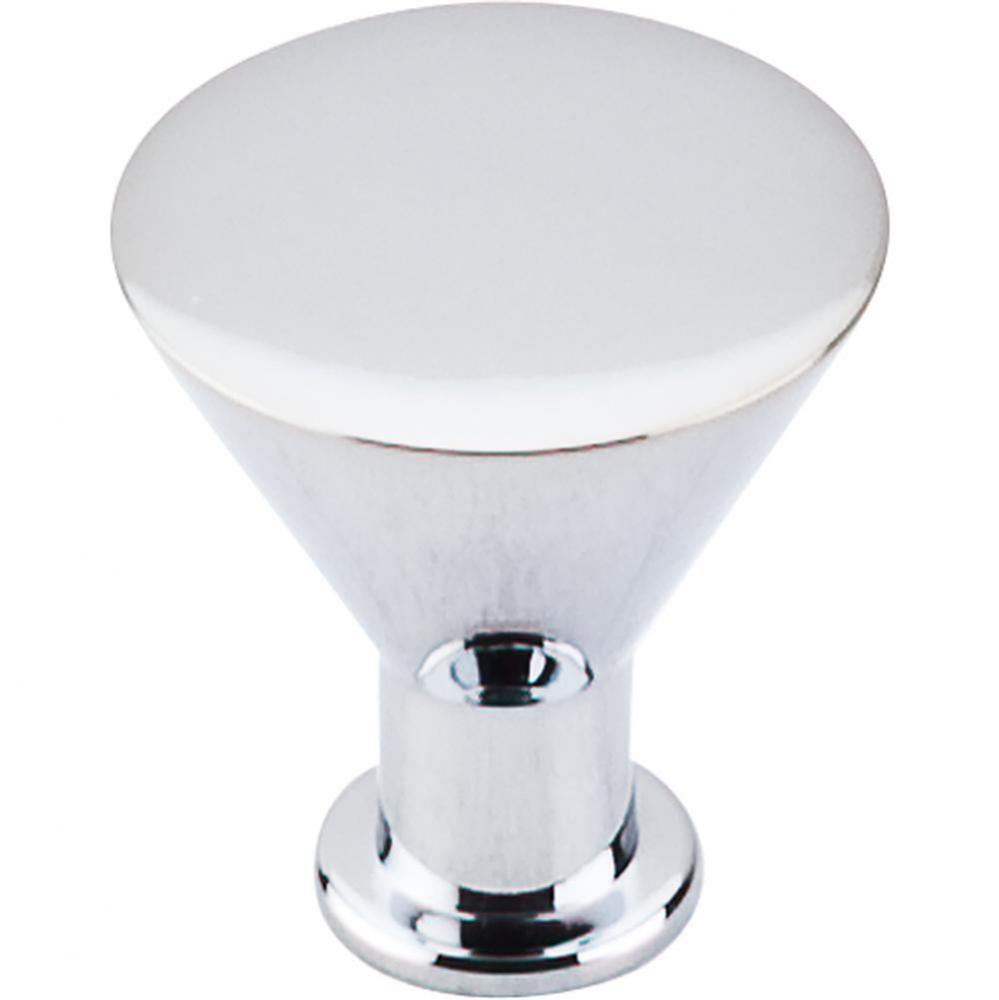 Cocktail Knob 1 3/16 Inch Polished Chrome