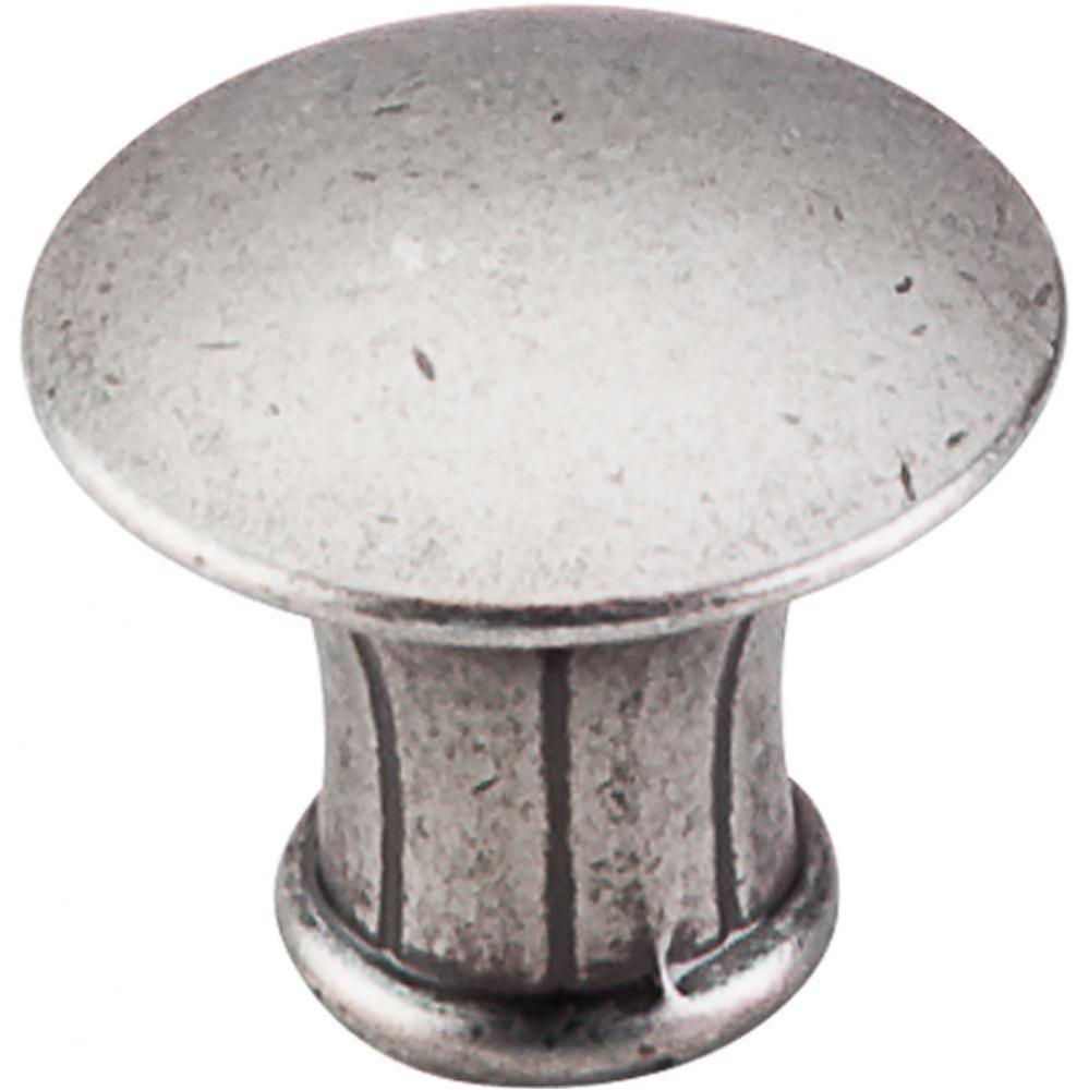 Lund Knob 1 1/4 Inch Pewter Antique