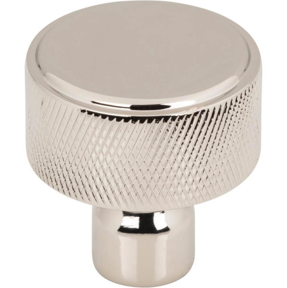 Garrison Knob 1 1/4 Inch Polished Nickel