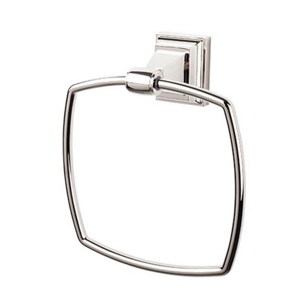Stratton Bath Ring  Polished Nickel