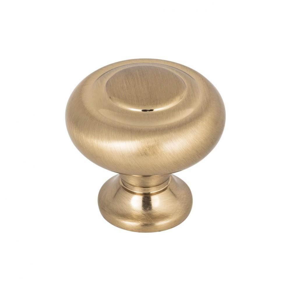 Kent Knob 1 1/4 Inch Honey Bronze
