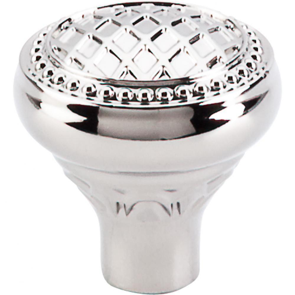 Trevi Round Knob 1 5/16 Inch Polished Nickel