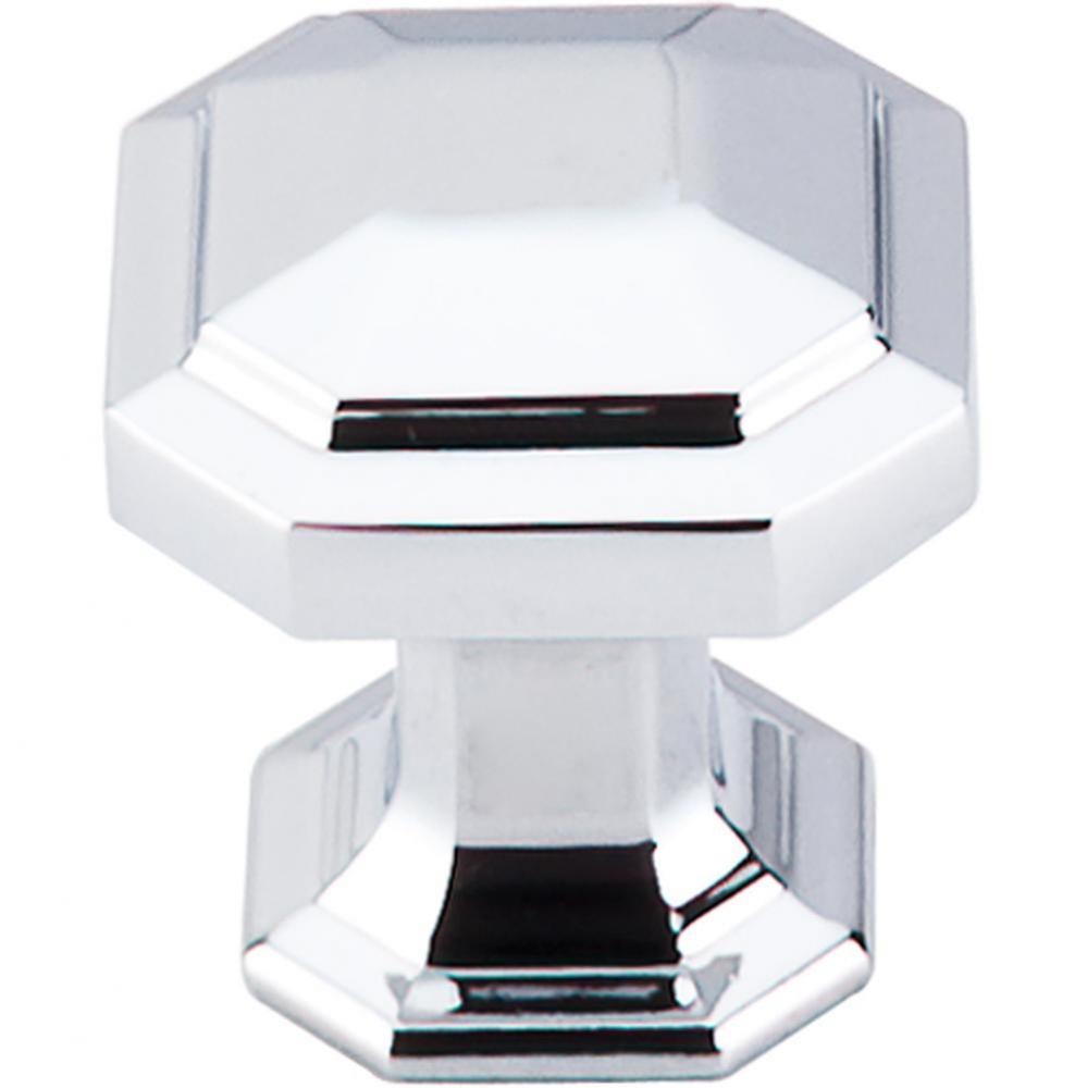 Emerald Knob 1 1/8 Inch Polished Chrome