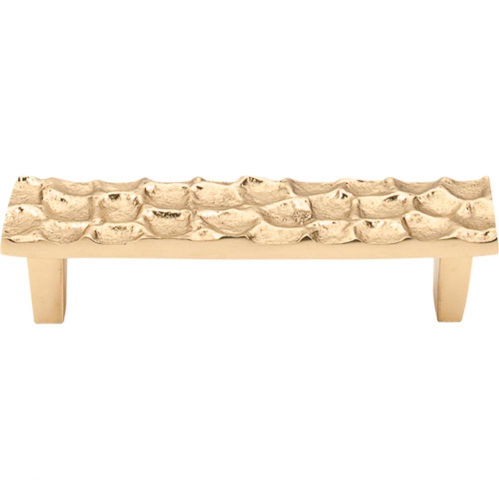 Cobblestone Pull 3 3/4 Inch (c-c) Brass