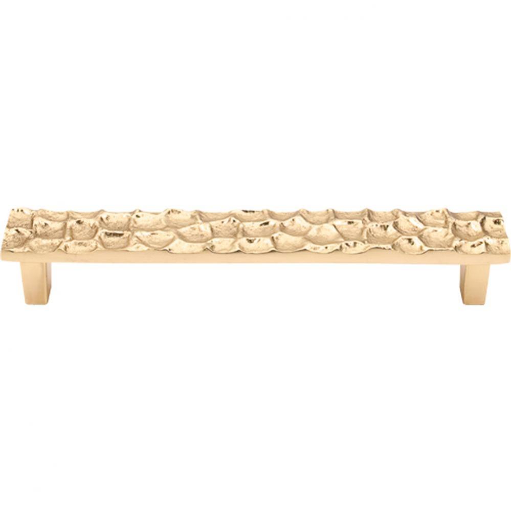 Cobblestone Pull 6 5/16 Inch (c-c) Brass