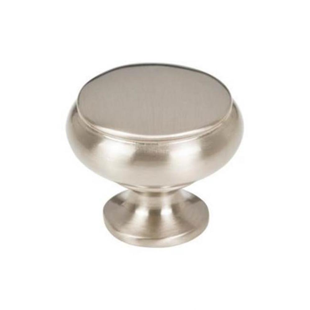 Cumberland Knob 1 1/4 Inch Brushed Satin Nickel