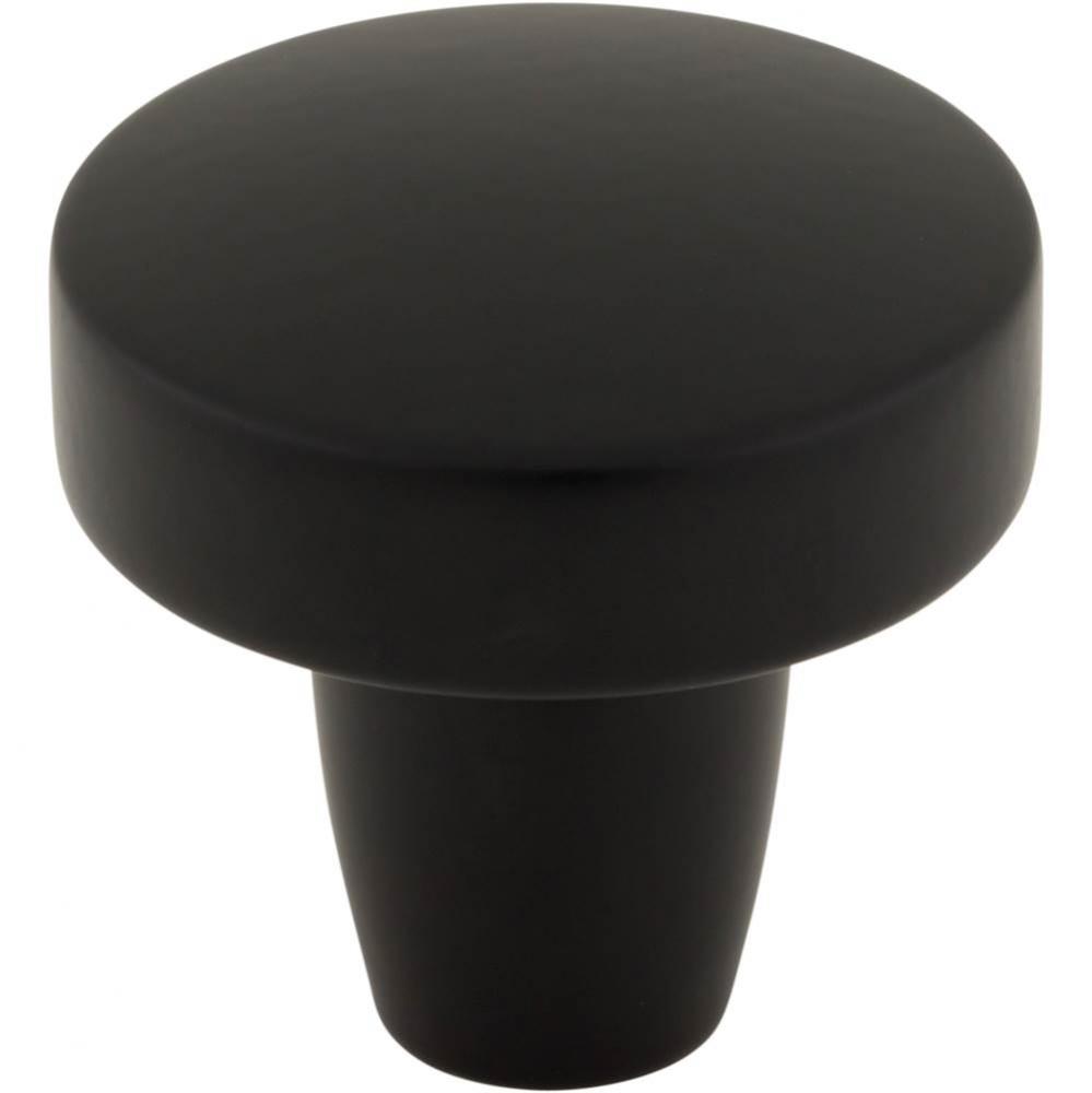 Florham Knob 1 1/4 Inch Flat Black
