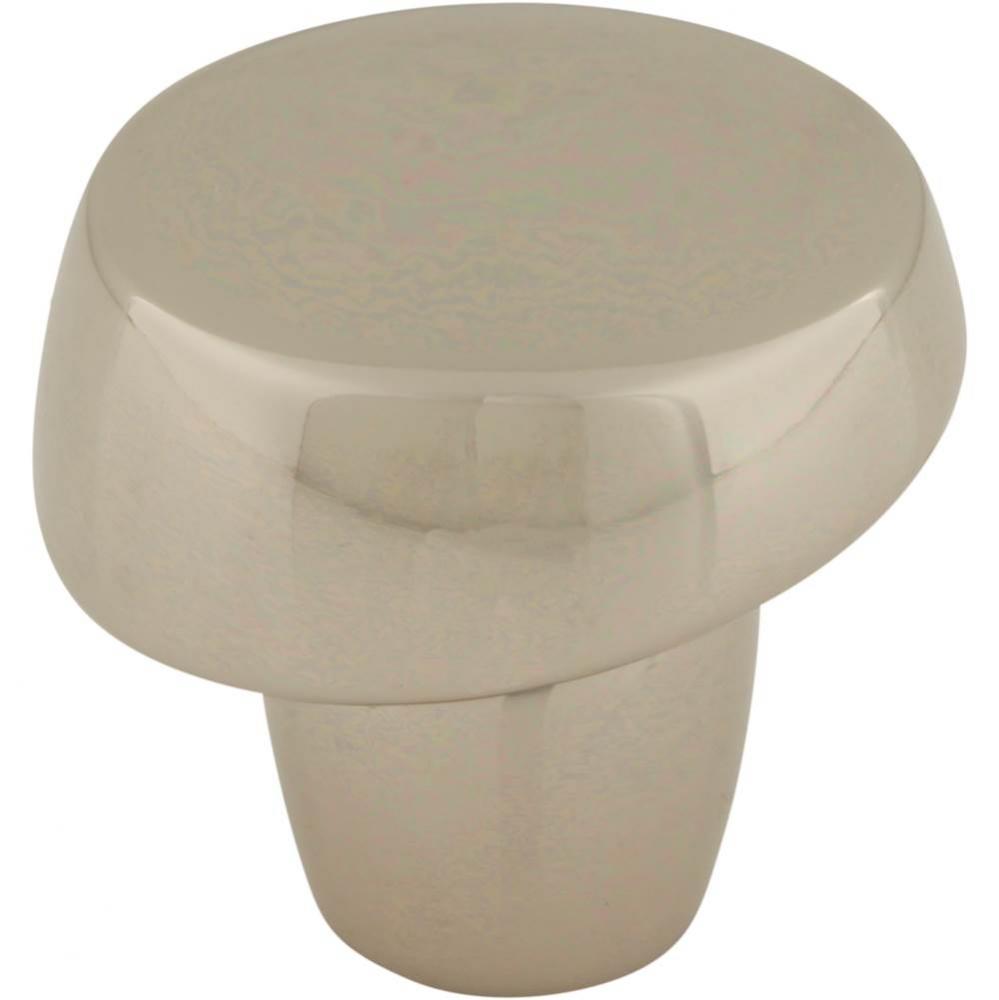 Florham Slant Knob 1 1/4 Inch Polished Nickel