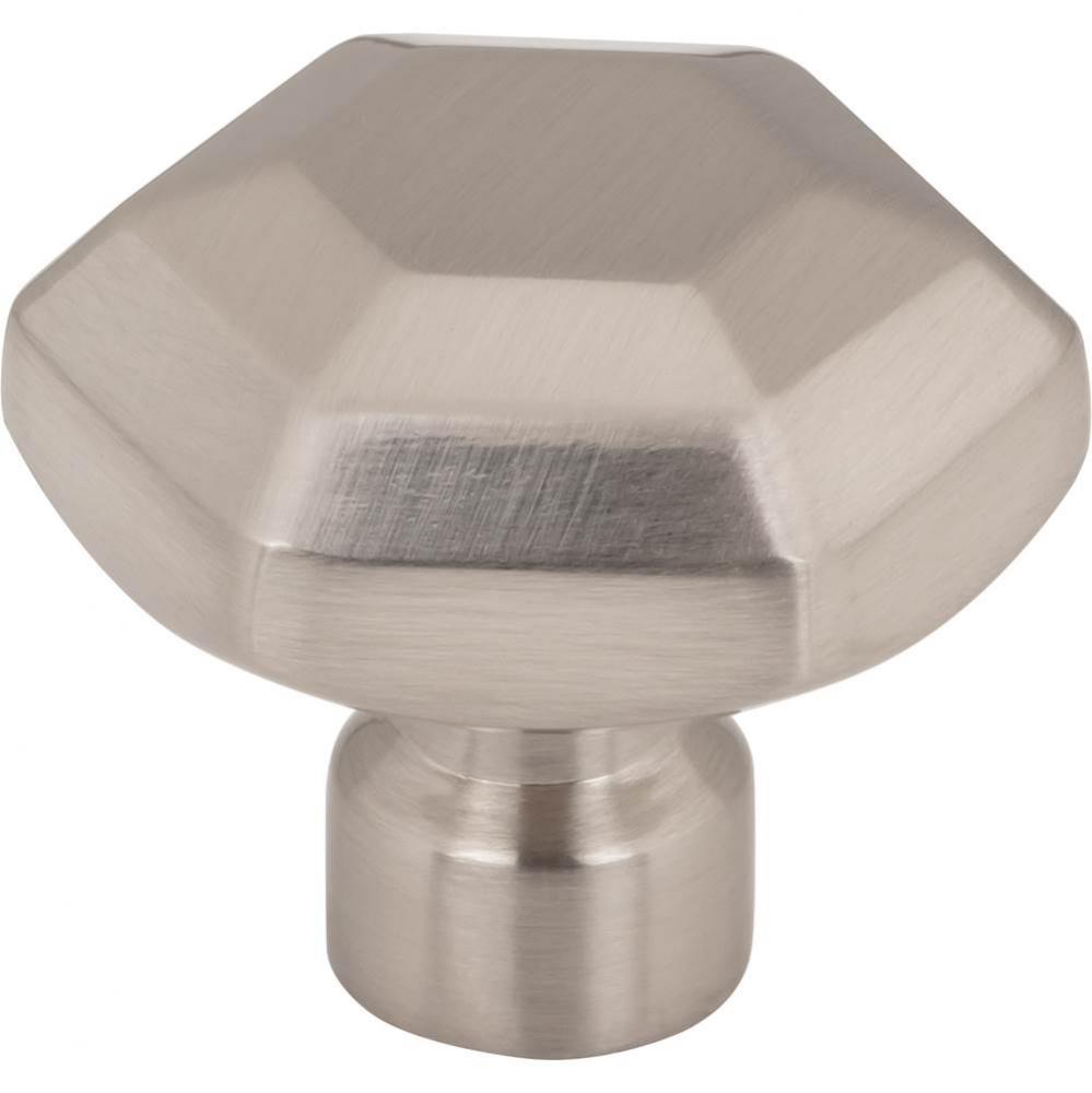 Dustin Knob 1 1/4 Inch Brushed Satin Nickel