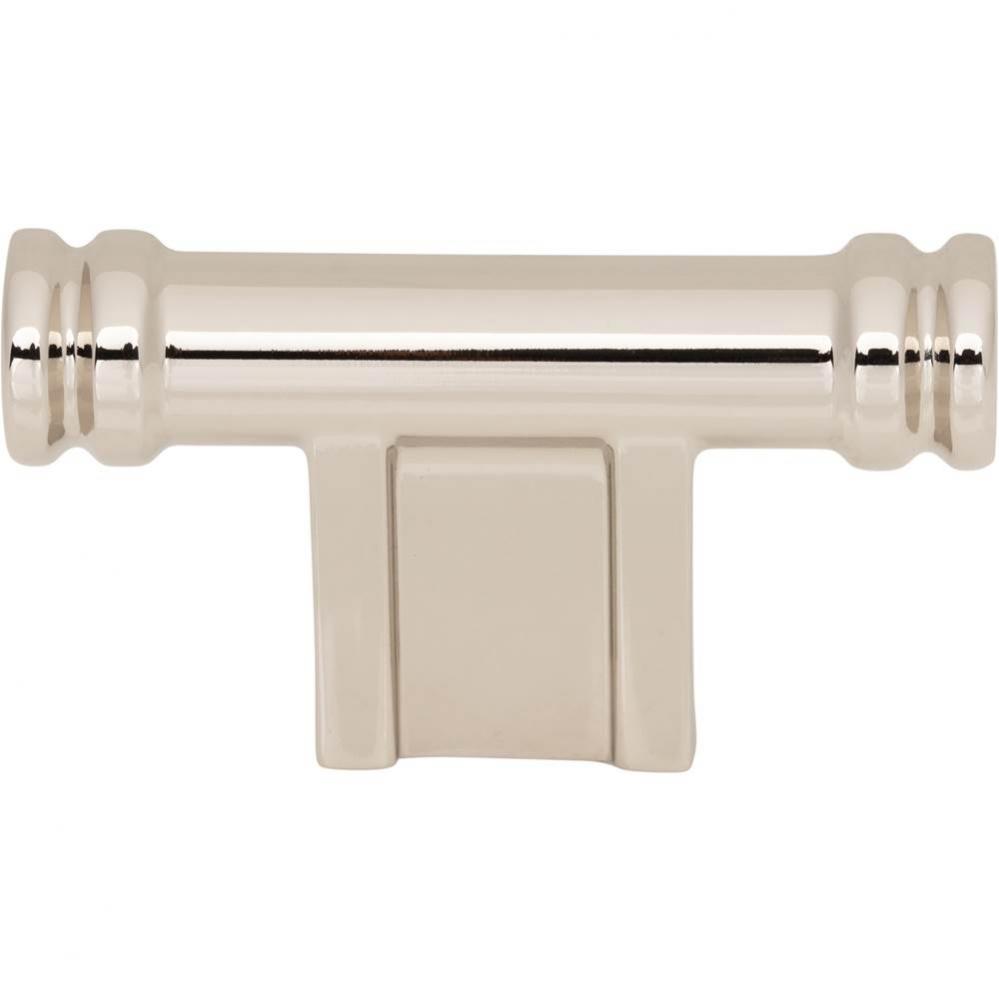 Newburn T-Knob 2 1/4 Inch Polished Nickel