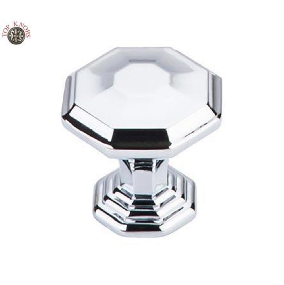 Chalet Knob 1 1/8 Inch Polished Chrome