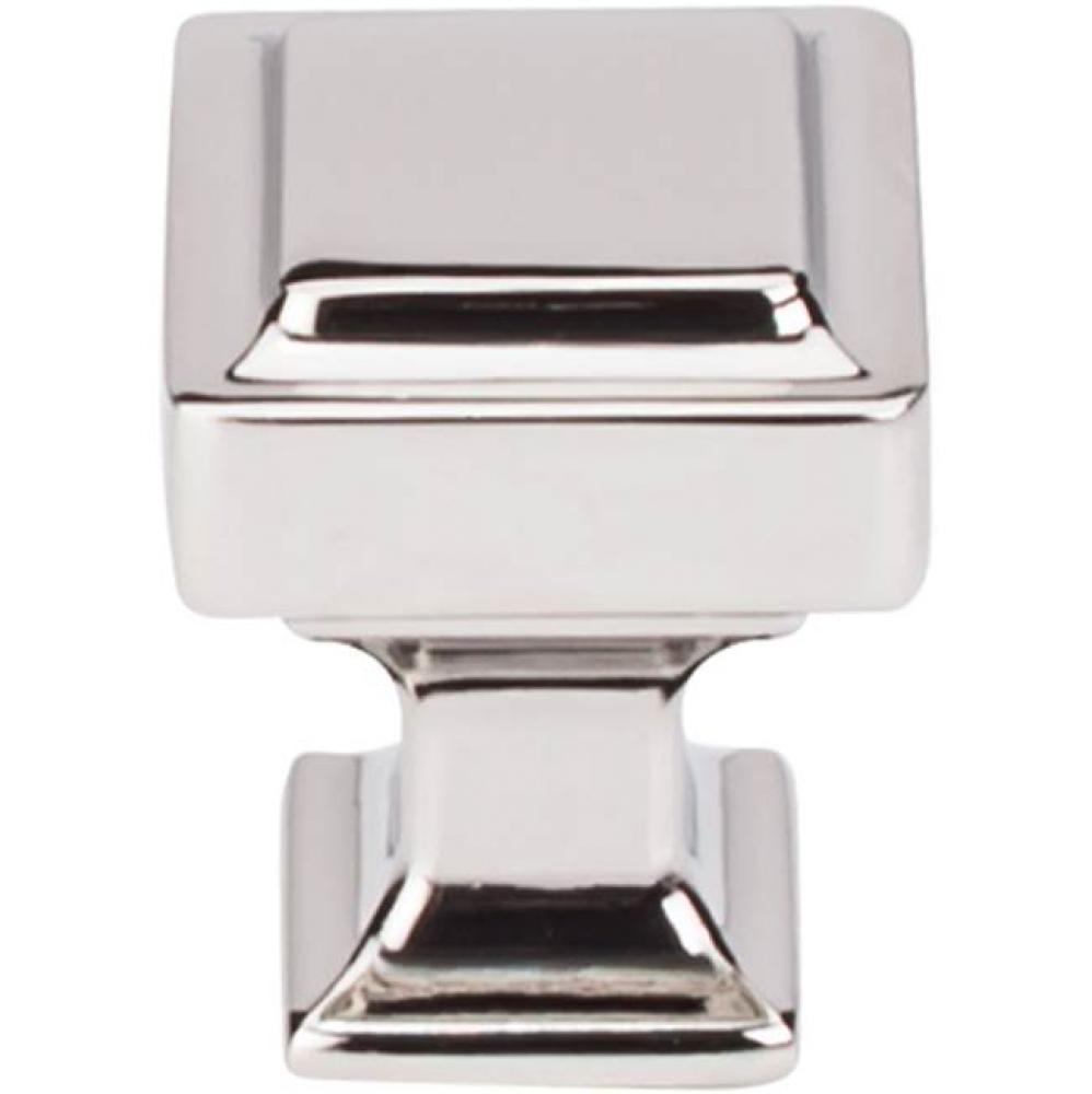 Ascendra Knob 1 Inch Polished Nickel