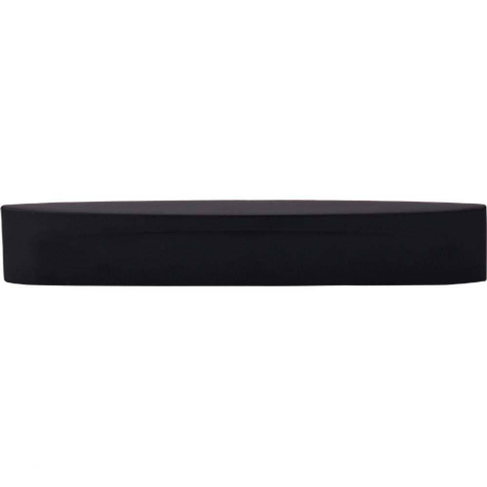Oval Long Slot Pull 5 Inch (c-c) Flat Black
