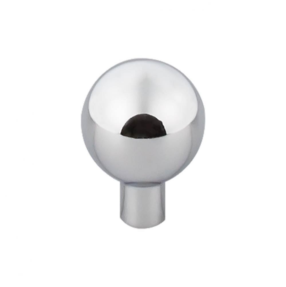 Brookline Knob 1 1/8 Inch Polished Chrome