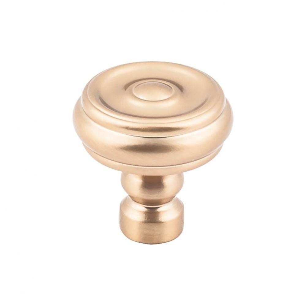 Brixton Button Knob 1 1/4 Inch Honey Bronze