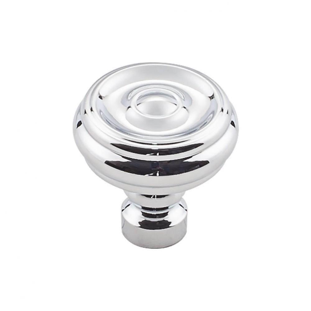 Brixton Button Knob 1 1/4 Inch Polished Chrome