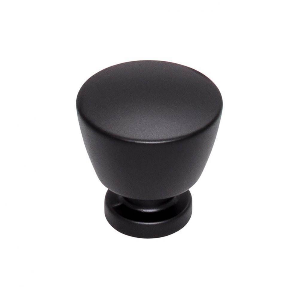 Allendale Knob 1 1/4 Inch Flat Black