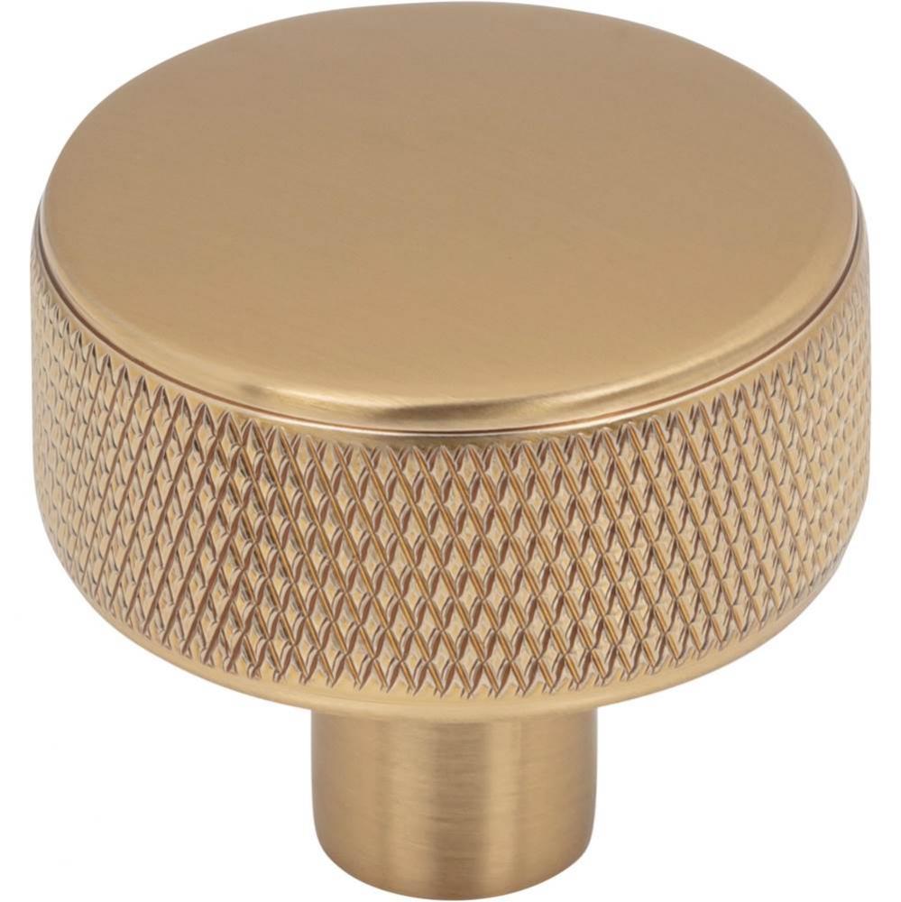 Burnham Round Knob 1 1/4 Inch Honey Bronze