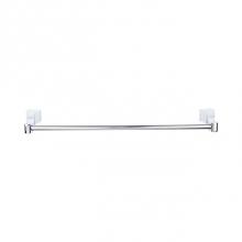 Top Knobs AQ6PC - Aqua Bath Towel Bar 18 Inch Single Polished Chrome