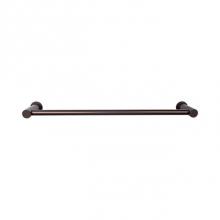 Top Knobs HOP6ORB - Hopewell Bath Towel Bar 18 Inch Single Oil Rubbed Bronze