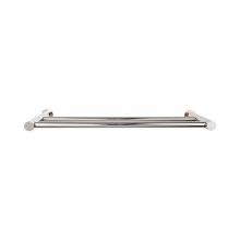 Top Knobs HOP9PN - Hopewell Bath Towel Bar 24 Inch Double Polished Nickel