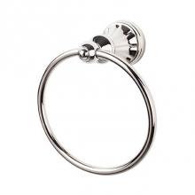 Top Knobs HUD5PN - Hudson Bath Ring  Polished Nickel