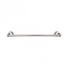 Top Knobs HUD6PN - Hudson Bath Towel Bar 18 Inch Single Polished Nickel