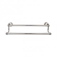 Top Knobs HUD9PN - Hudson Bath Towel Bar 24 Inch Double Polished Nickel
