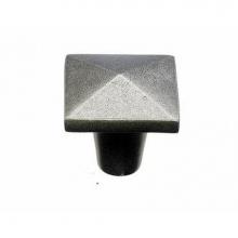 Top Knobs M1515 - Aspen Square Knob 1 1/4 Inch Silicon Bronze Light