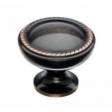 Top Knobs M1670 - Emboss Knob 1 1/4 Inch Tuscan Bronze