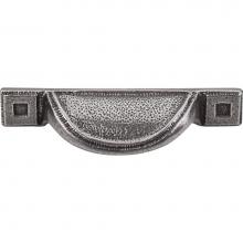 Top Knobs M1811 - Inset Cup Pull 2 1/2 Inch (c-c) Cast Iron