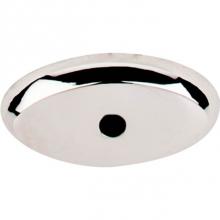 Top Knobs M2013 - Aspen II Oval Backplate 1 1/2 Inch Polished Nickel
