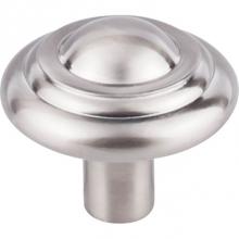 Top Knobs M2035 - Aspen II Button Knob 1 3/4 Inch Brushed Satin Nickel