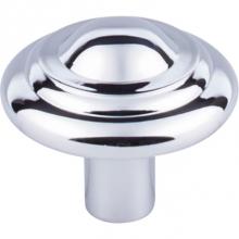 Top Knobs M2036 - Aspen II Button Knob 1 3/4 Inch Polished Chrome