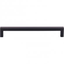 Top Knobs M2137 - Square Bar Pull 7 9/16 Inch (c-c) Flat Black