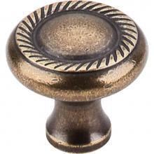 Top Knobs M330 - Swirl Cut Knob 1 1/4 Inch German Bronze