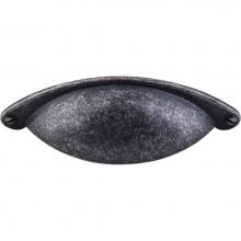 Top Knobs M406 - Arendal Cup Pull 2 1/2 Inch (c-c) Black Iron